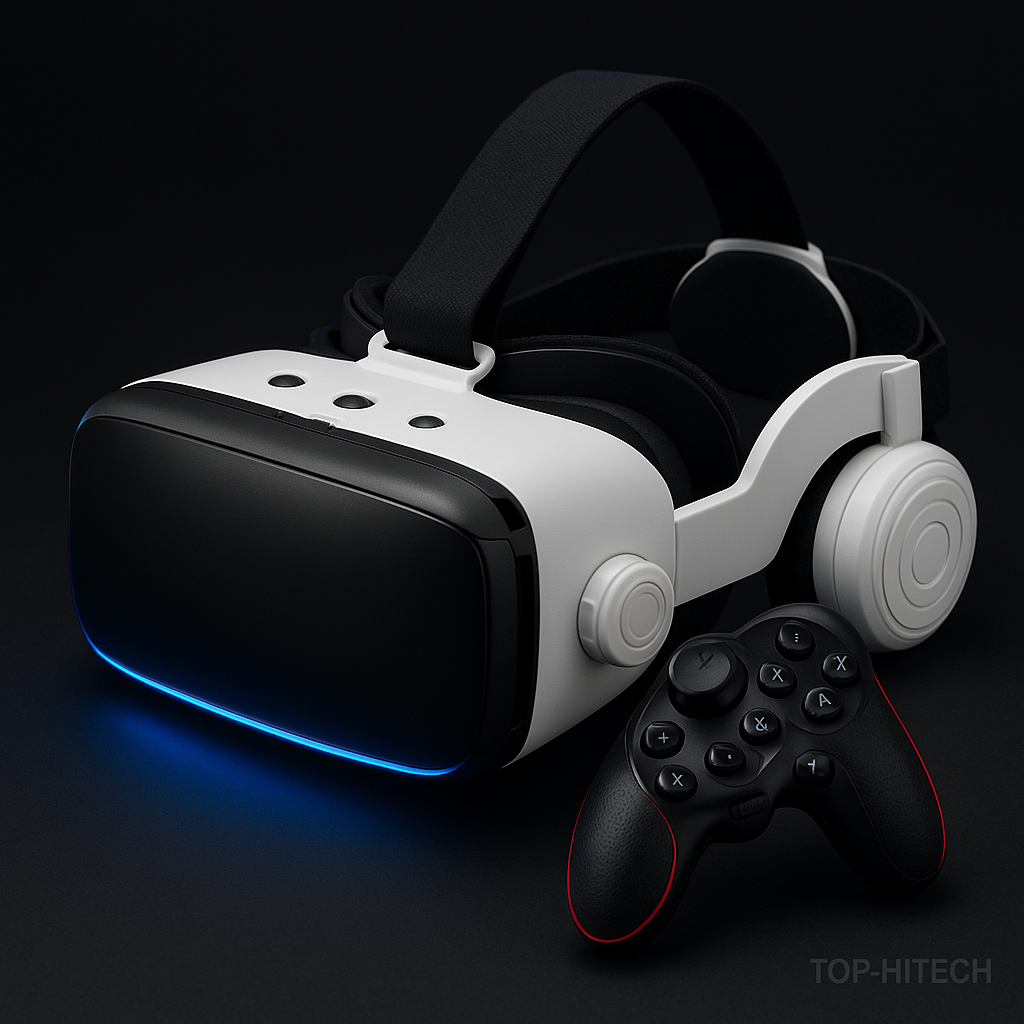 VR 3D Glasses Phone Headset - studio product photo