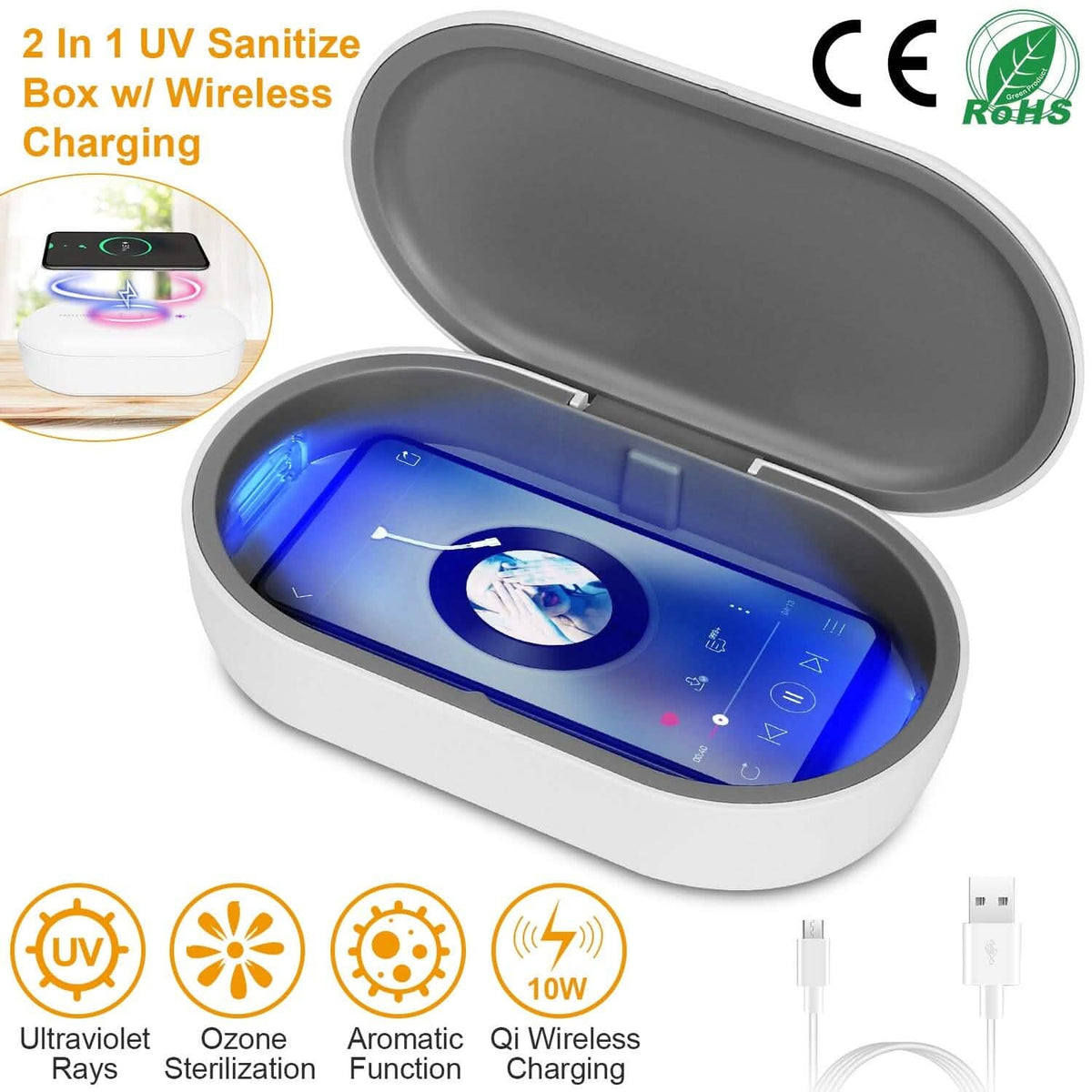 UV Light Sanitizer Box Portable